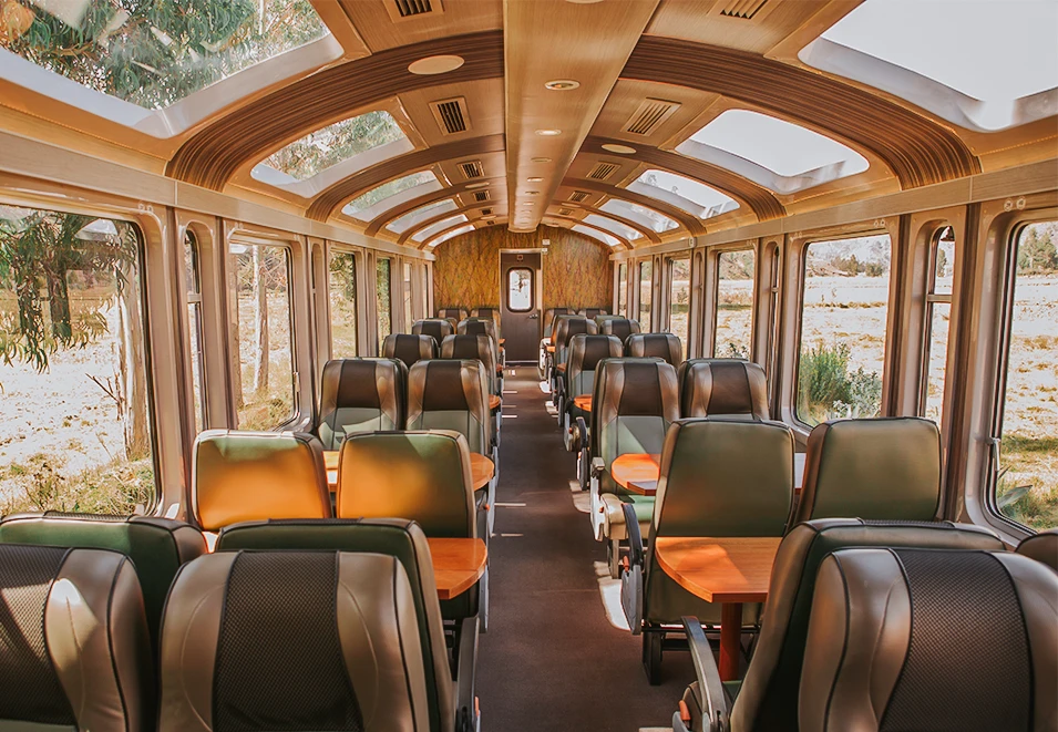 PeruRail Vistadome Train with Panoramic Views to Machu Picchu